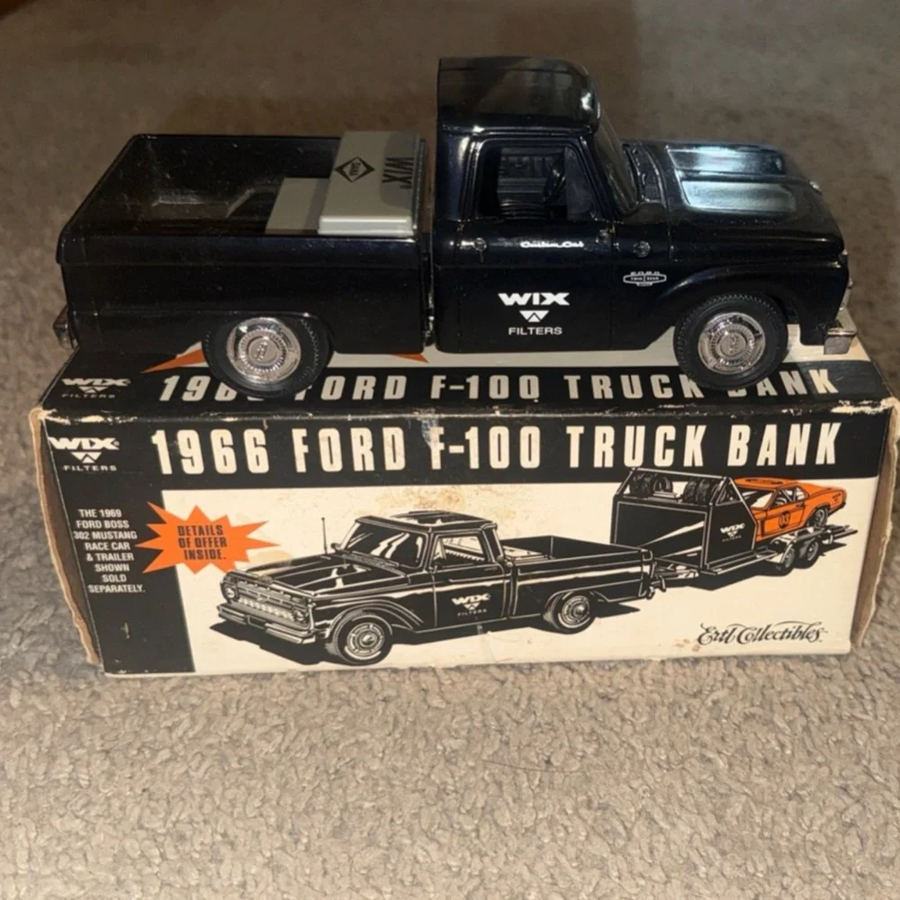 WIX Filters Black 1966 Ford F-100 Toy Truck